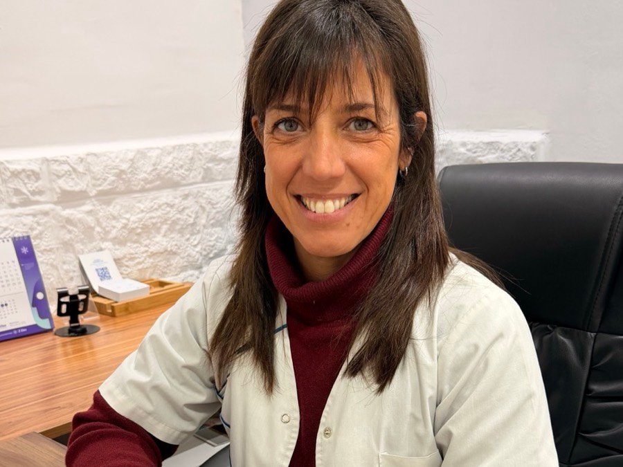 Dra. María Laura Diez en su consultorio